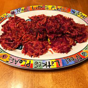 How to Make the Most Delicious Beet Latkes EVER!
