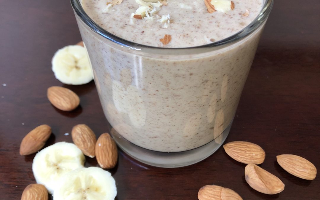 Chocolate Banana Almond Butter Smoothie